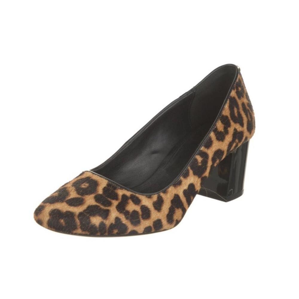 Michael Kors Heels $135 Sz 6.5 Ponyhair Animal Print Leopard Pumps Shoes